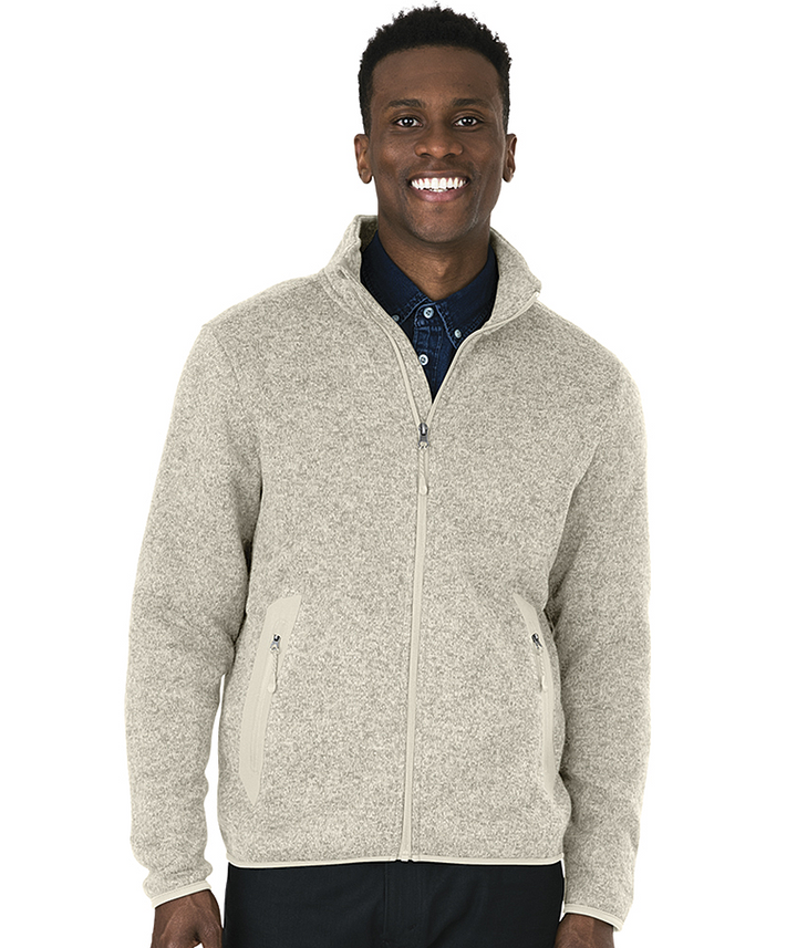 Charles River Heathered Fleece Jacket MEN (9493)