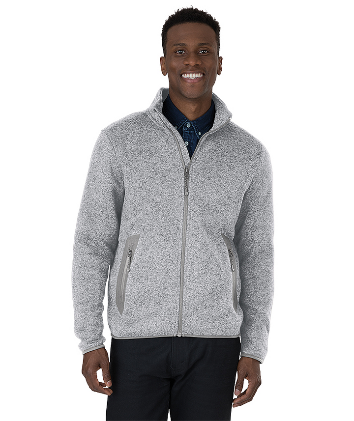 Charles River Heathered Fleece Jacket MEN (9493)