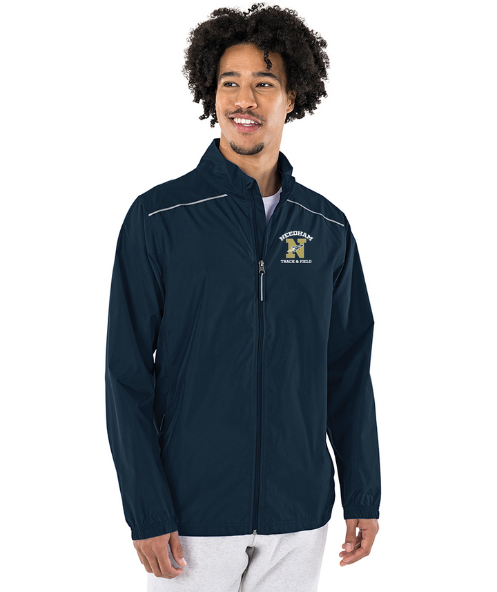 Needham Track &amp; Field - Chaqueta con cremallera completa Skyline para hombre (9507) 