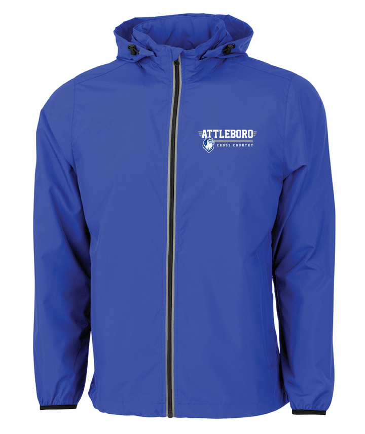 Chaqueta reflectante unisex con cremallera completa para cross country de Attleboro (9706) 