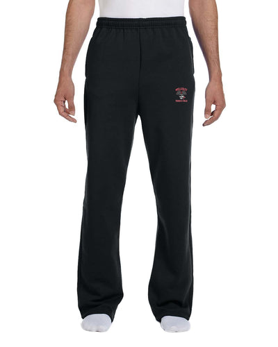 Pantalones deportivos de polar con parte inferior abierta Wellesley Track and Field - Jerzees para adultos NuBlend® (974MP)