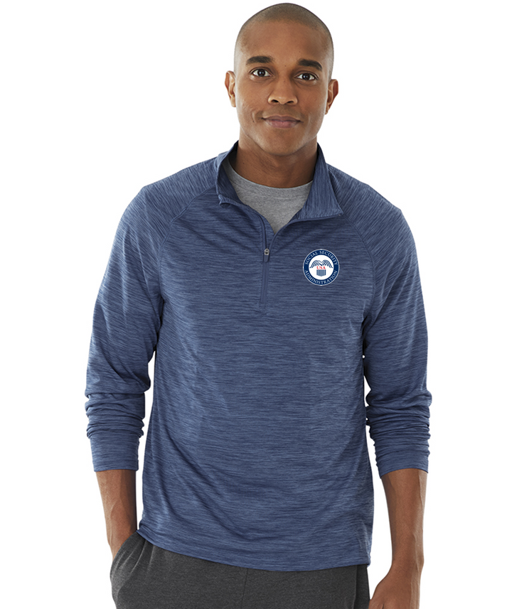 SSA MEN'S SPACE DYE PERFORMANCE PULLOVER(9763)