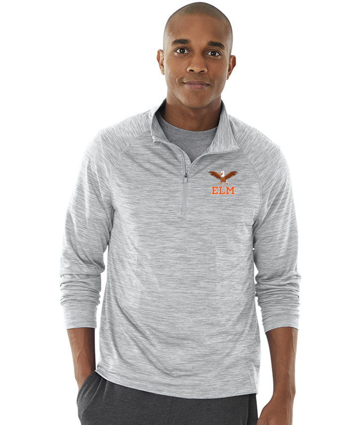 Elm Street School- Men's Space Dye Performance Pullover (9763)