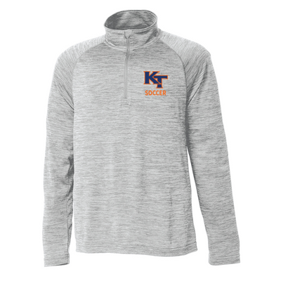Camiseta de baloncesto Keefe Tech Performance para hombre con cremallera de 1/4 (9763)