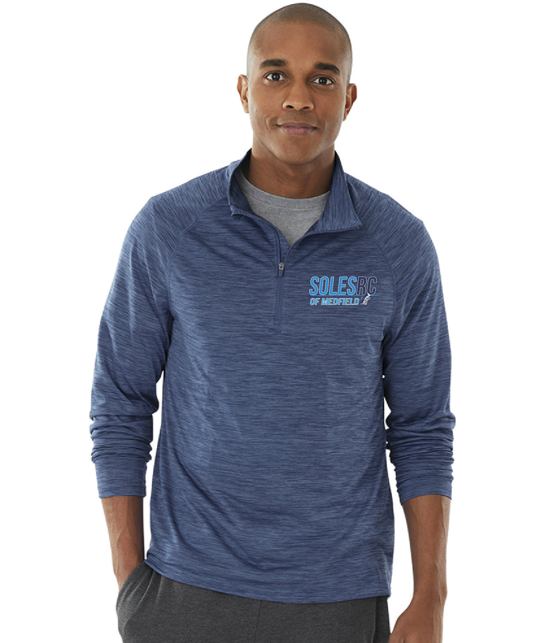 The Soles of Medfield Men's Space Dye Performance Pullover (9763)