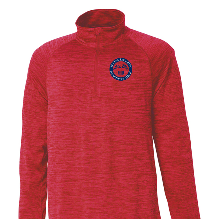 SSA MEN'S SPACE DYE PERFORMANCE PULLOVER (9763)