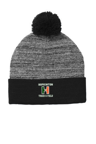 Hopkinton Track & Field - Pompom Beanie Hat (STC41)