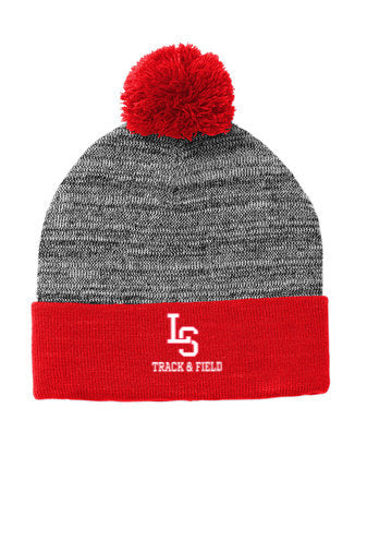 Gorro con pompón de Lincoln Sudbury Track &amp; Field (STC41)