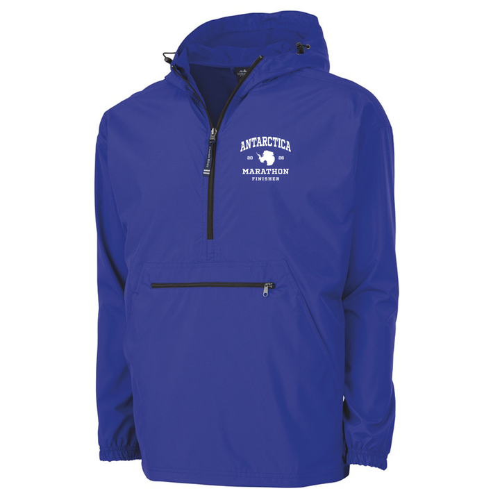 Antarctica Marathon Finisher - Pack-N-Go Pullover Jacket Royal (9904)