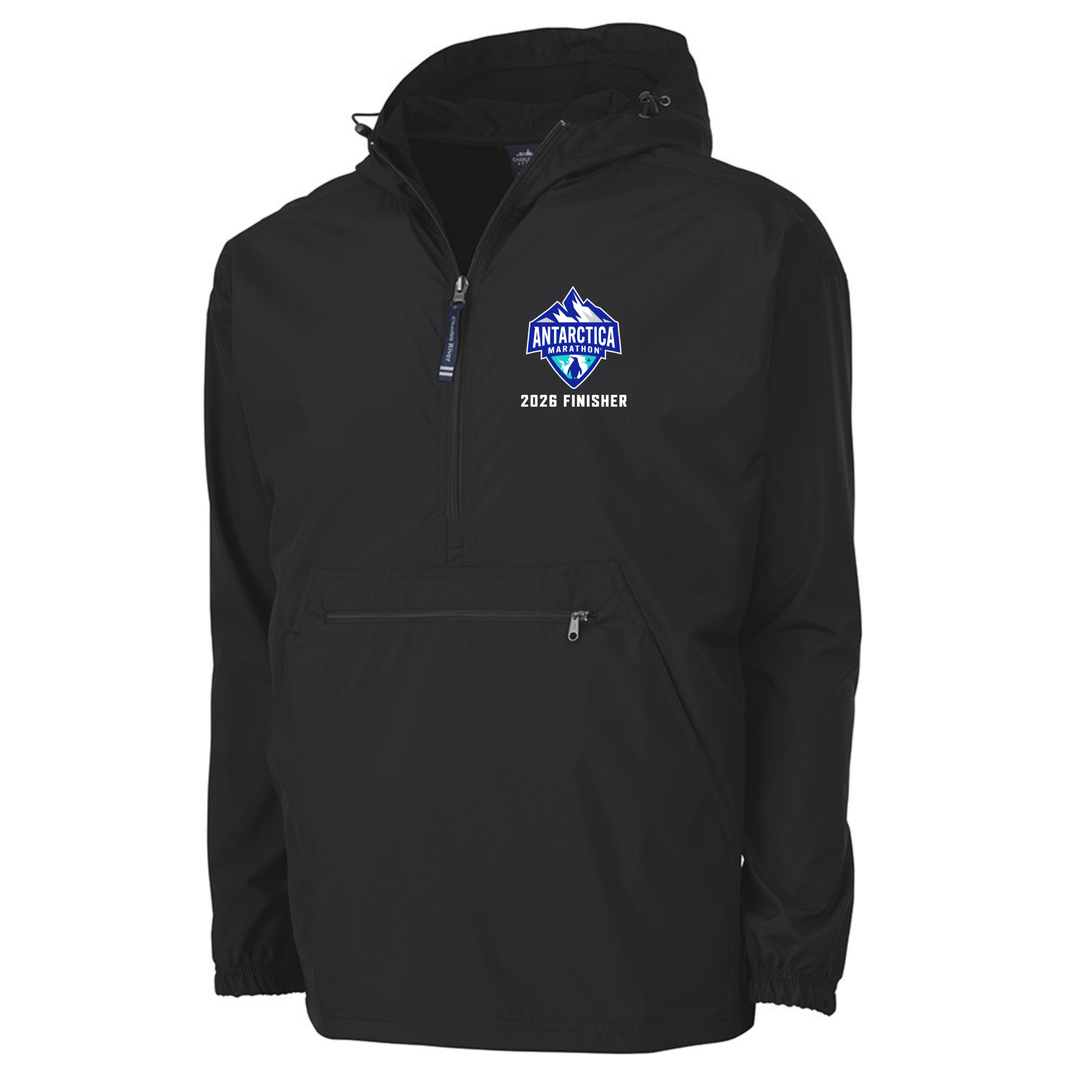 Chaqueta negra Pack-N-Go para finalistas del Maratón de la Antártida (9904)