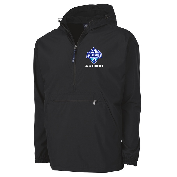 Chaqueta negra Pack-N-Go para finalistas del Maratón de la Antártida (9904)