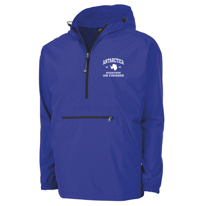Antarctica Marathon Finisher - Pack-N-Go Pullover Jacket Royal (9904)