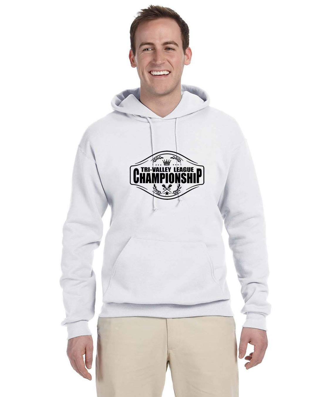 Tri-Valley XC Championships - Jerzees Adult NuBlend® Fleece Pullover Hooded Sweatshirt 996