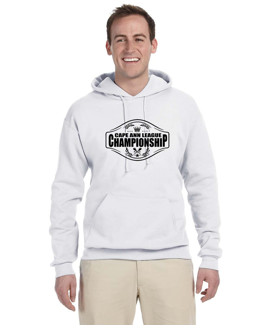 Cape Ann League XC Championships - Jerzees Adult NuBlend® Fleece Pullover Hooded Sweatshirt 996