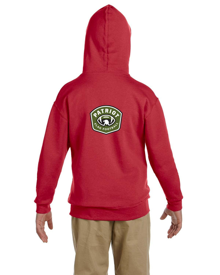 Flag Football Buccaneers Jerzees Youth 8 oz. NuBlend® Fleece Pullover Hooded Sweatshirt (996Y)