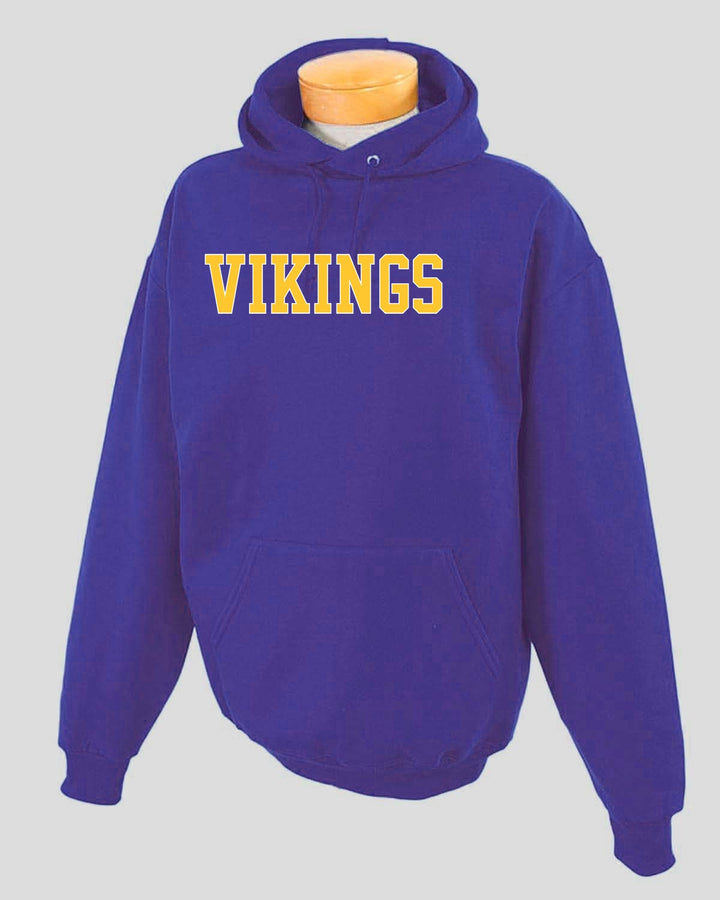 Flag Football Vikings Jerzees Youth 8 oz. NuBlend® Fleece Pullover Hooded Sweatshirt (996Y)