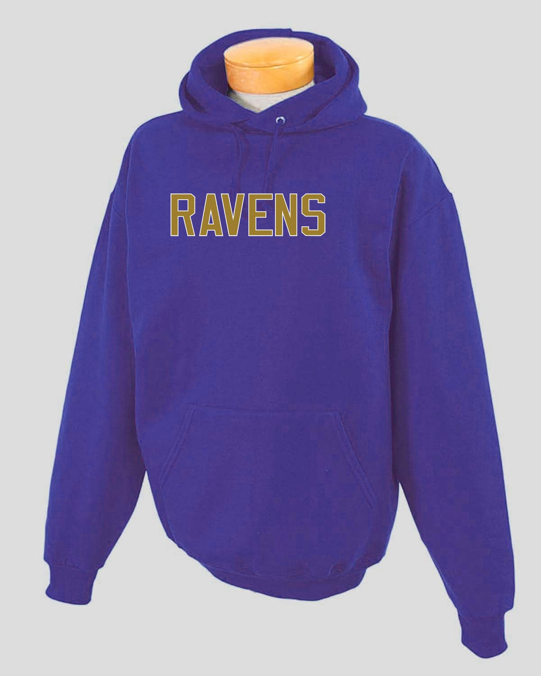 Flag Football Ravens Jerzees Youth 8 oz. NuBlend® Fleece Pullover Hooded Sweatshirt (996Y)