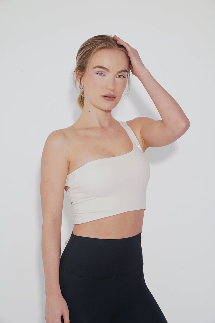 I Am Wise Tie up Bra in Ivory