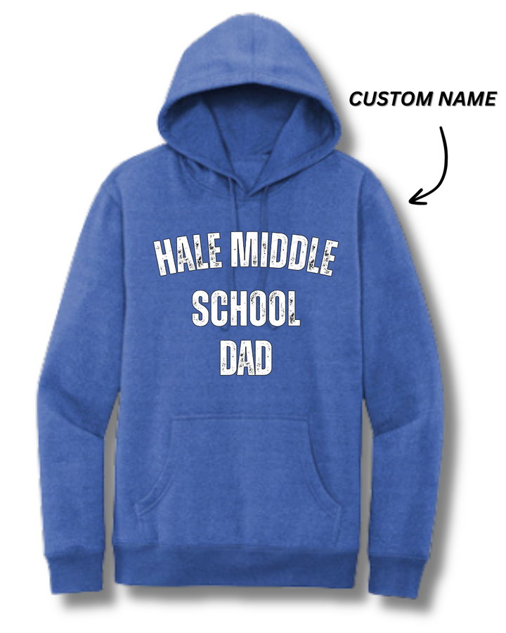 Hale Middle School DAD Unisex Fleece Hoodie (DT6100)