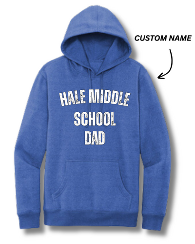 Sudadera unisex con capucha de polar DAD de la escuela secundaria Hale (DT6100)