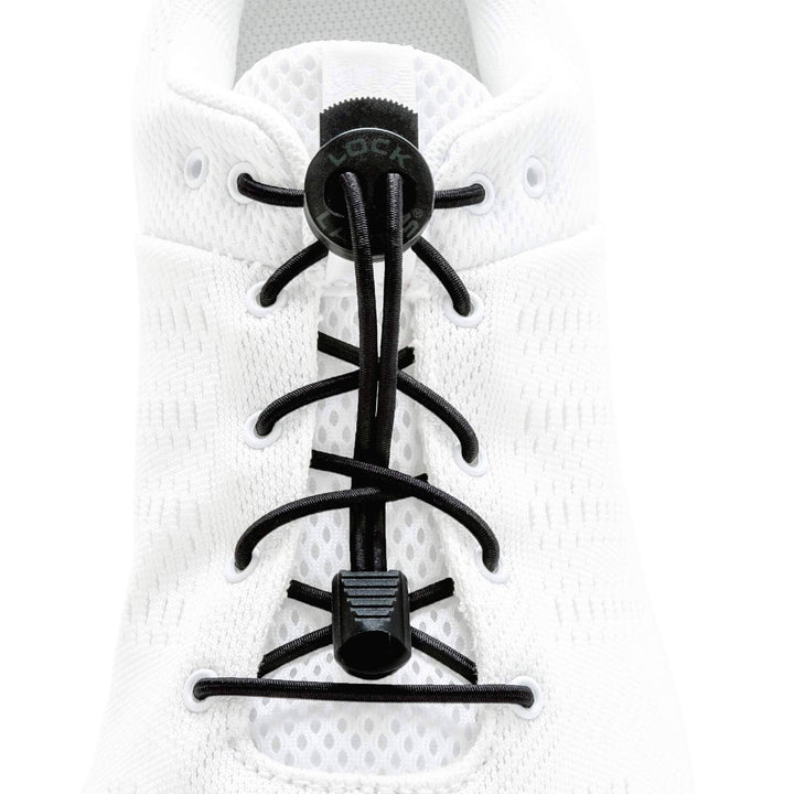 LOCK LACES - Black Solid