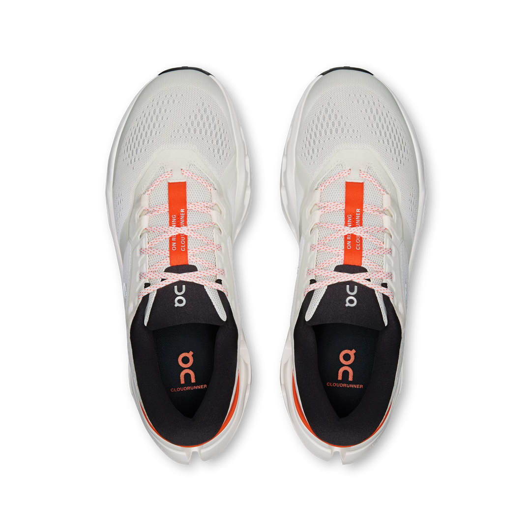 ON Men's Cloudrunner 3 - Ivory/ Flame