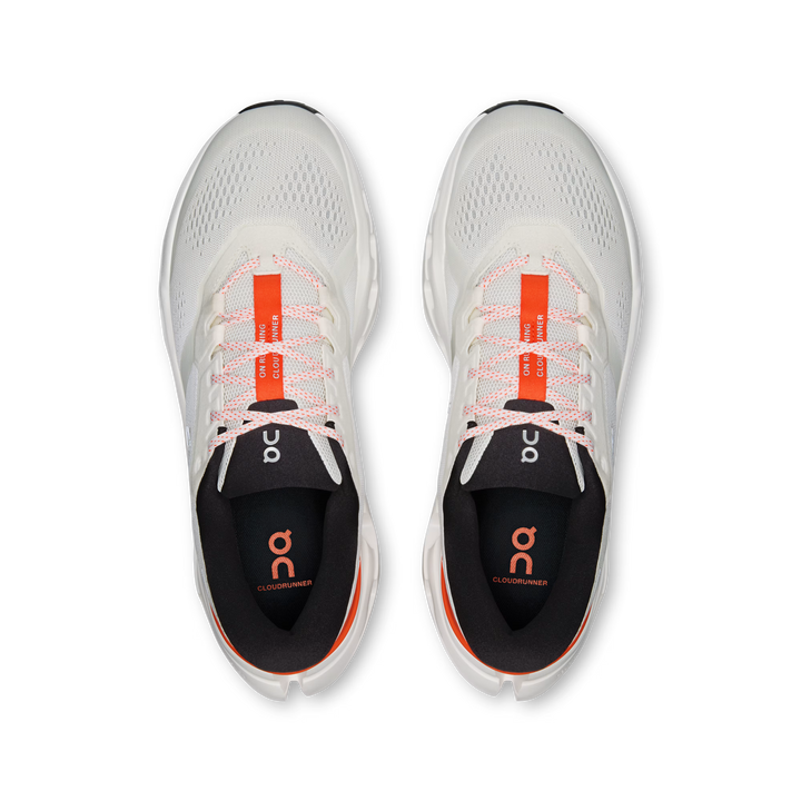 ON Men's Cloudrunner 3 - Ivory/ Flame