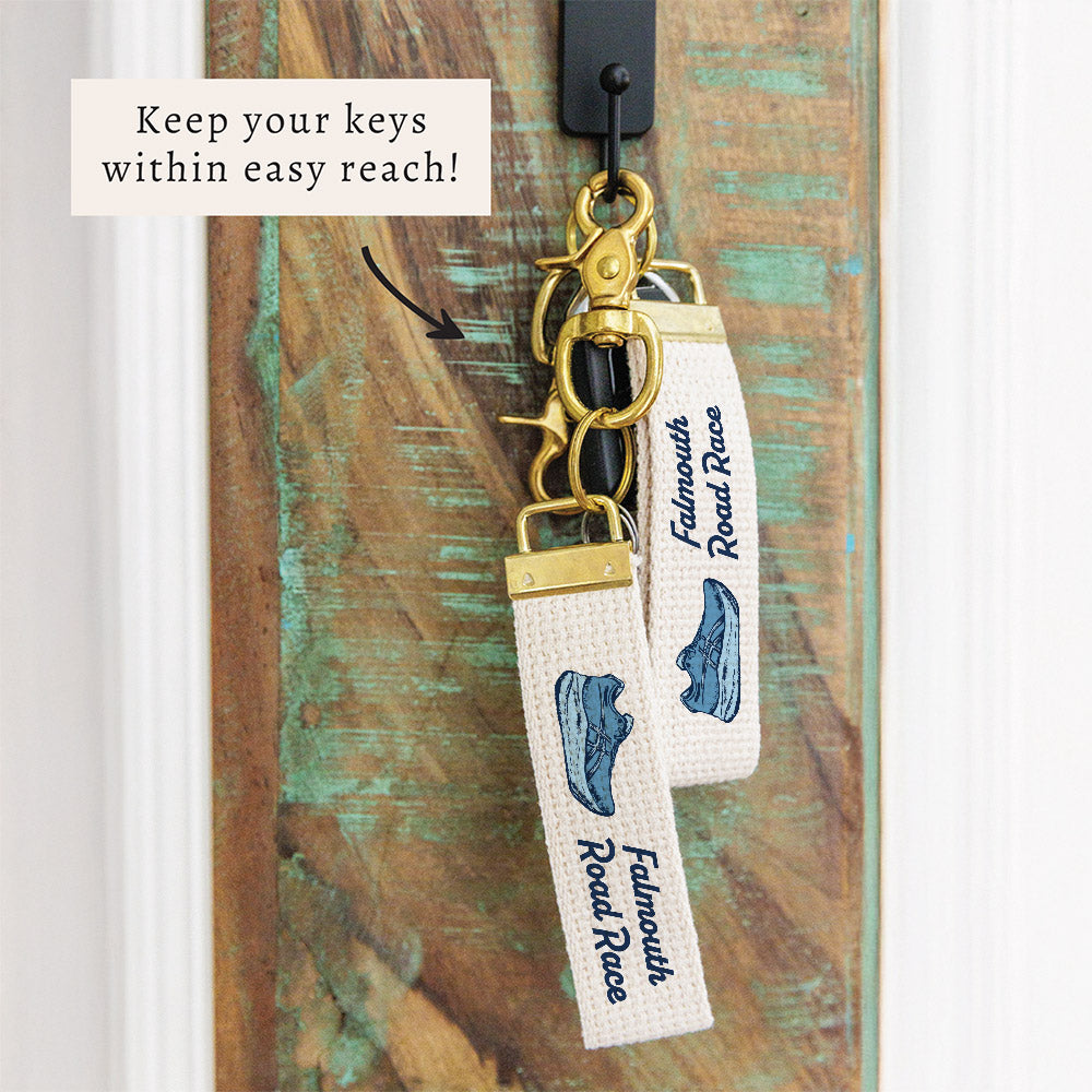 *Falmouth Running Sneaker Keychain