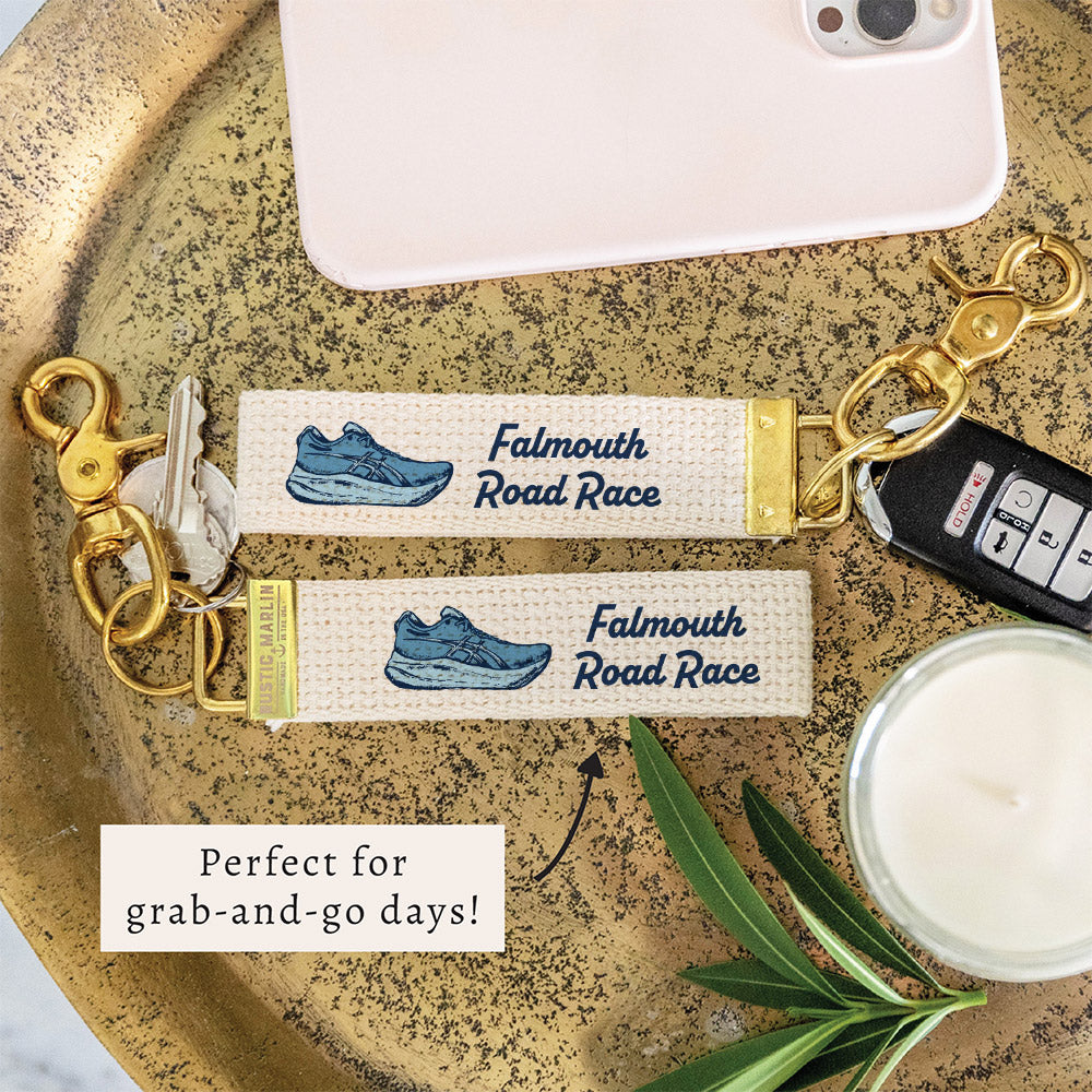 *Falmouth Running Sneaker Keychain