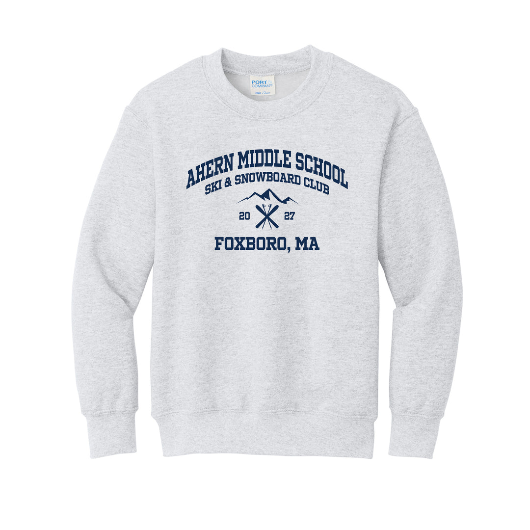 Ahern Ski Club 2027 - Youth Unisex Core Fleece Crewneck Sweatshirt (PC78Y)