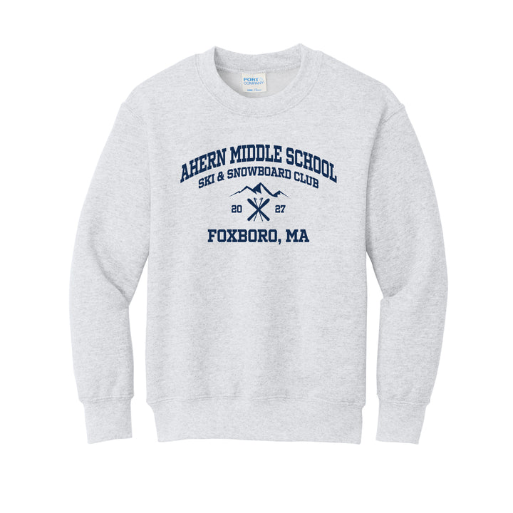 Ahern Ski Club 2027 - Youth Unisex Core Fleece Crewneck Sweatshirt (PC78Y)