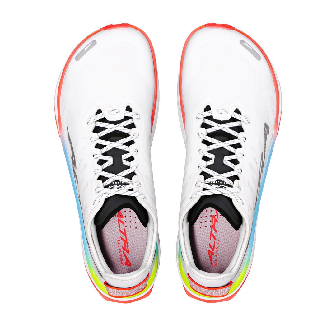 Altra Mens Men's Mont Blanc Carbon - White/black/firey Coral