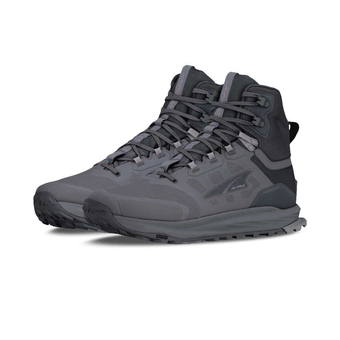 Altra Mens Lone Peak 9 Wp Mid - Black/gray