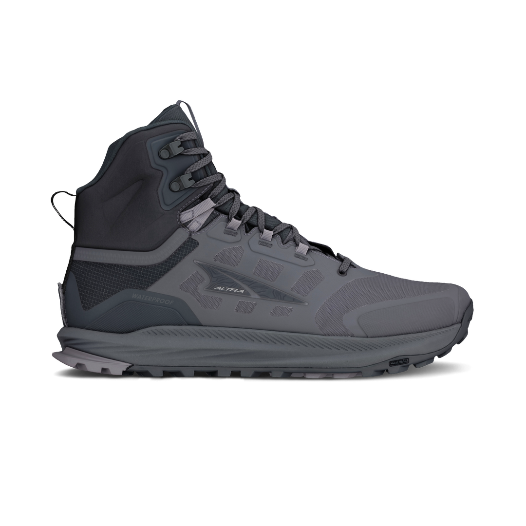 Altra Mens Lone Peak 9 Wp Mid - Black/gray
