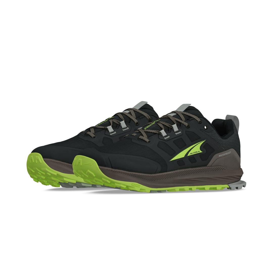 Altra Mens Lone Peak 9 Wp Low - Lime/black