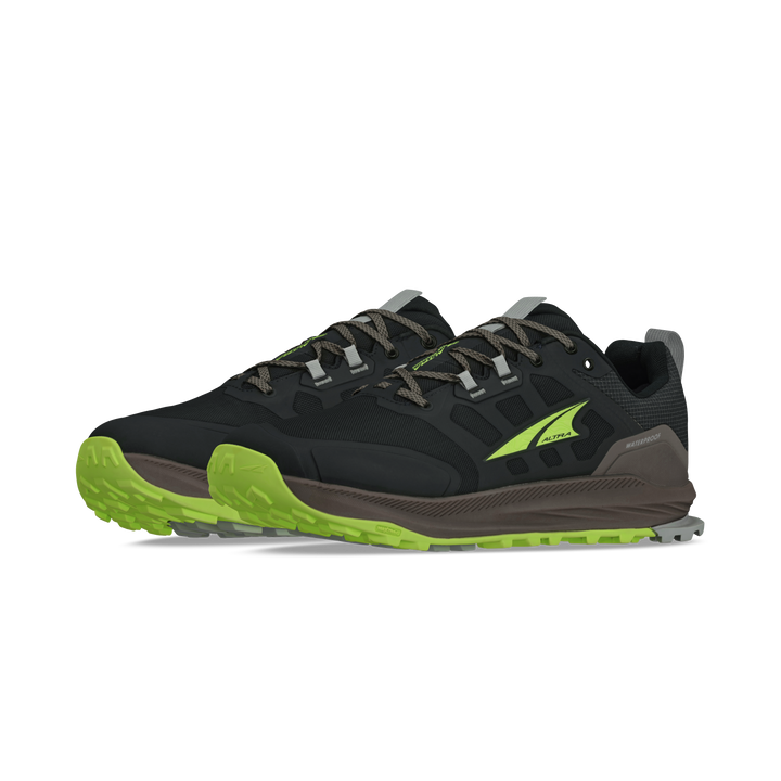 Altra Mens Lone Peak 9 Wp Low - Lime/black