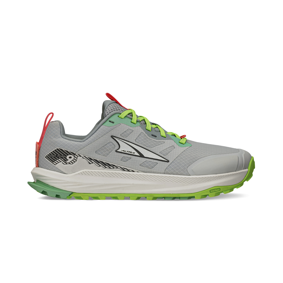 Altra Womens Lone Peak 9 - Gray/lime