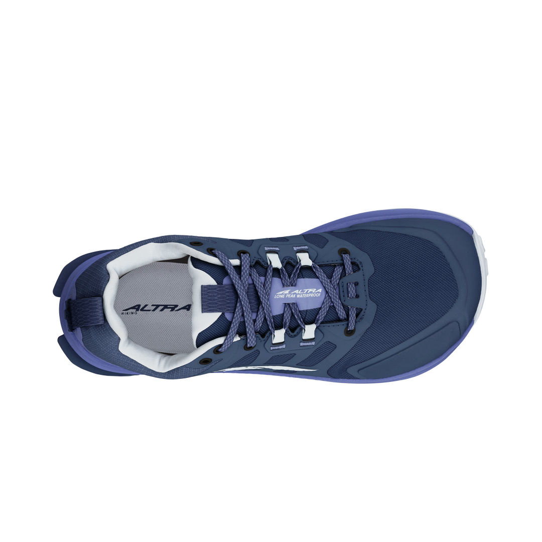 Altra Womens Lone Peak 9 Wp Low - Dark Blue