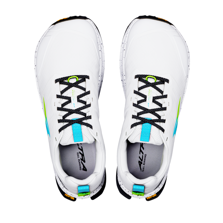 Altra Mens Lone Peak 9+ - White/blue Fish/shrp Gn