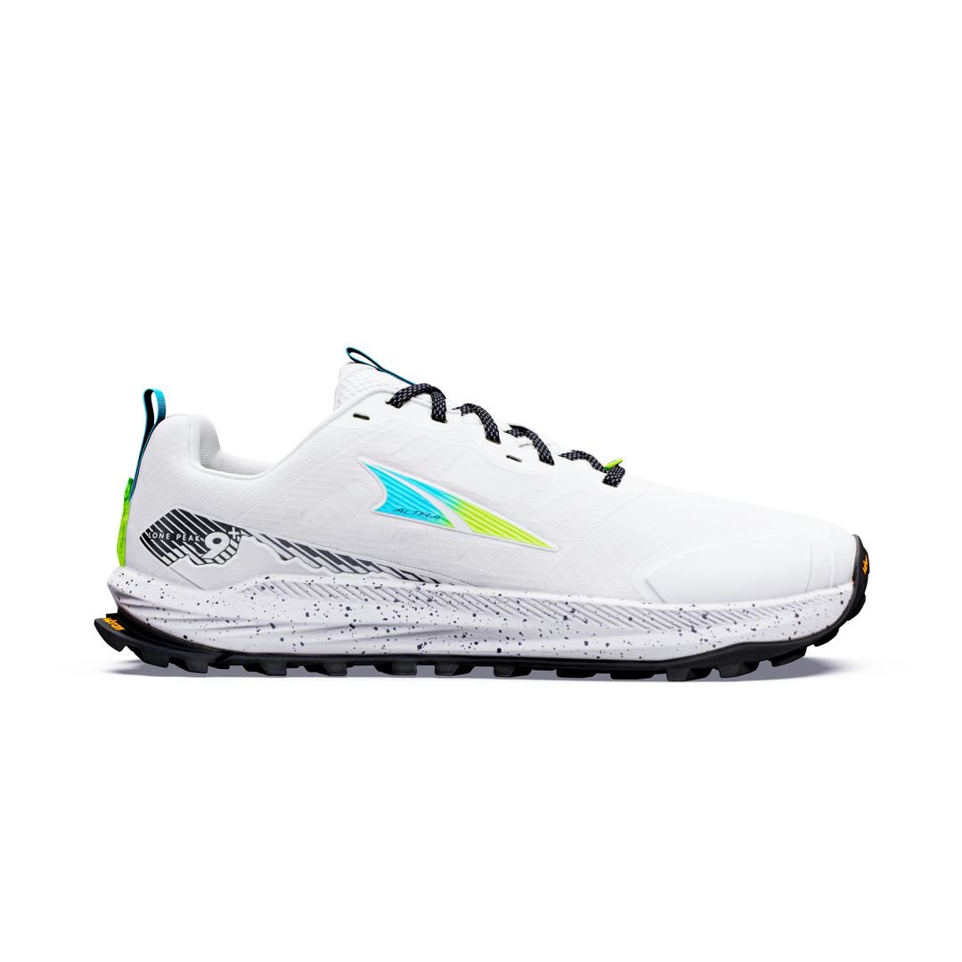 Altra Mens Lone Peak 9+ - White/blue Fish/shrp Gn