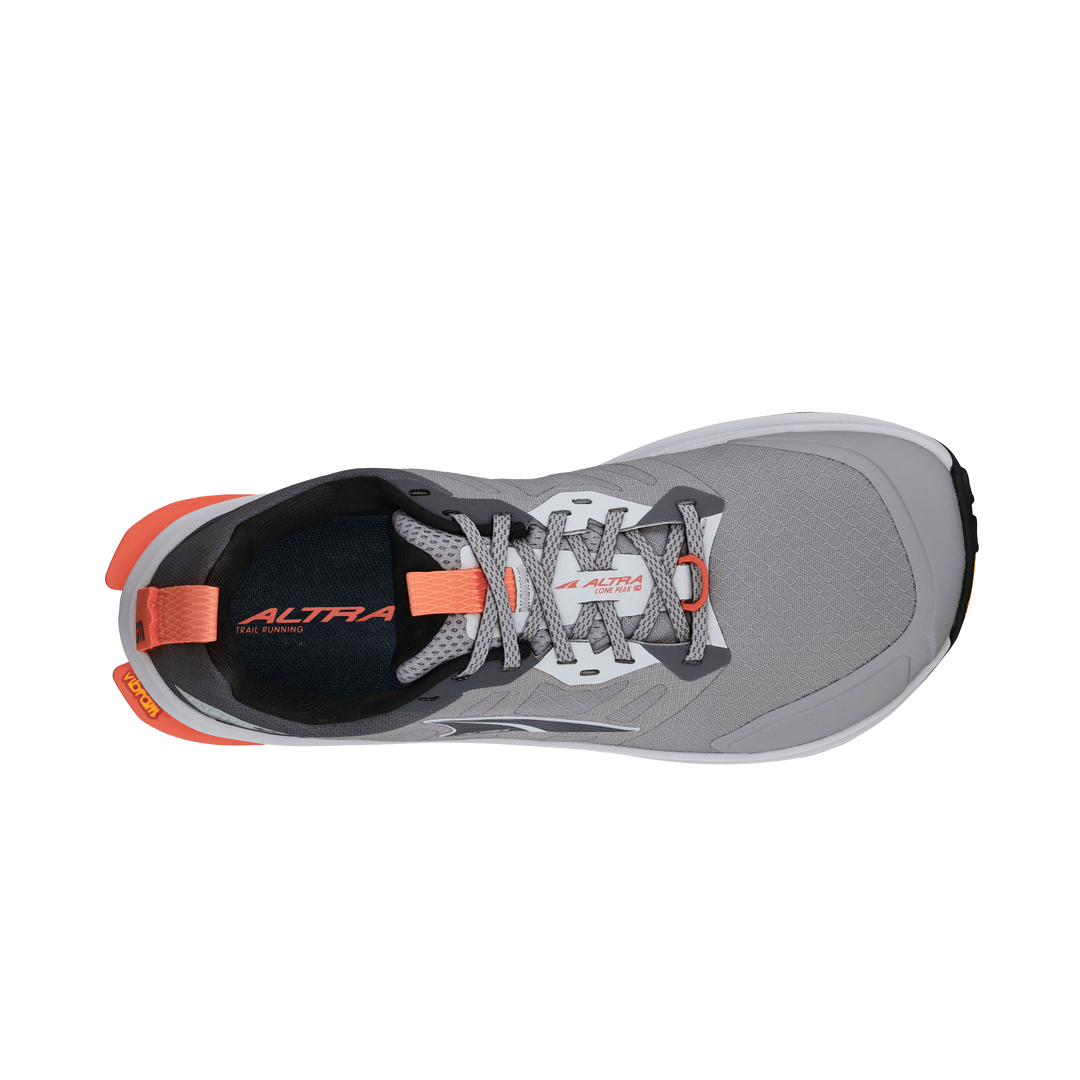 Altra Womens Lone Peak 9+ - Gray/orange