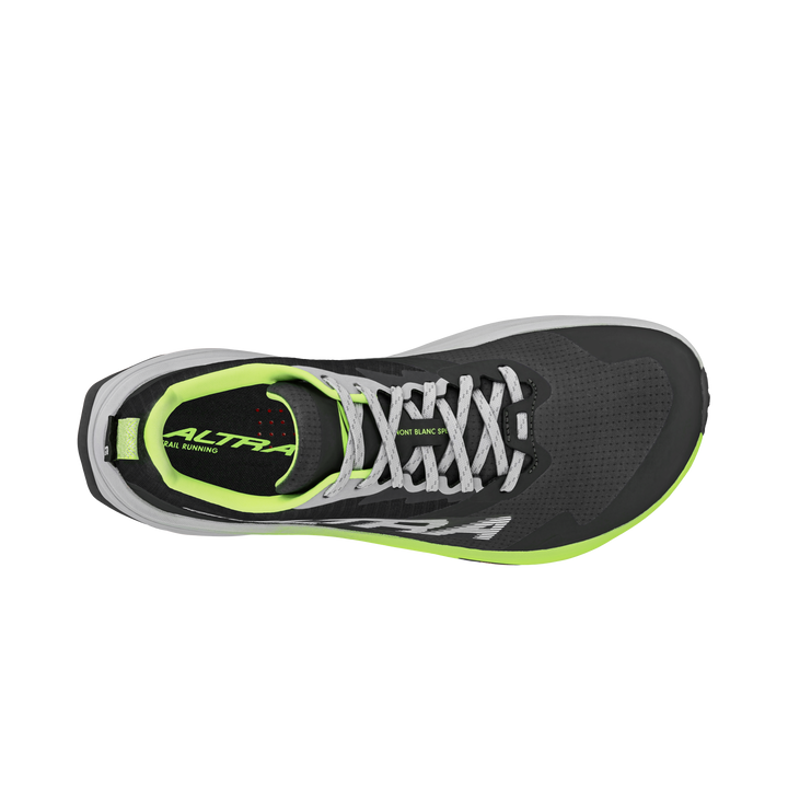 Altra Mens Men's Mont Blanc Speed - Black/lime