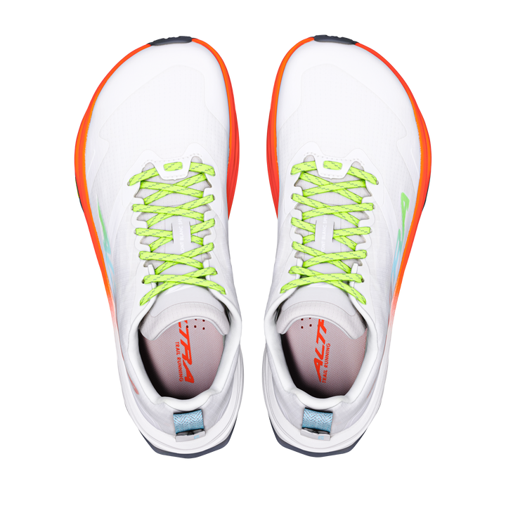 Altra Mens Men's Mont Blanc Speed - White/fry Coral/vpr Blu