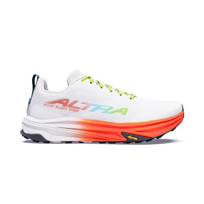 Altra Womens Women's Mont Blanc Speed - White/fry Coral/vpr Blu