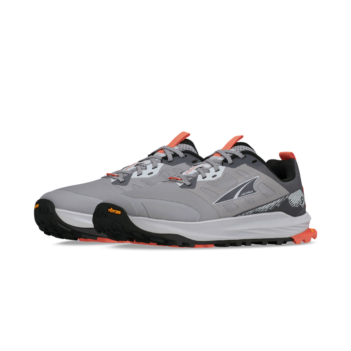 Altra Womens Lone Peak 9+ Wide (Wide) - Gray/orange