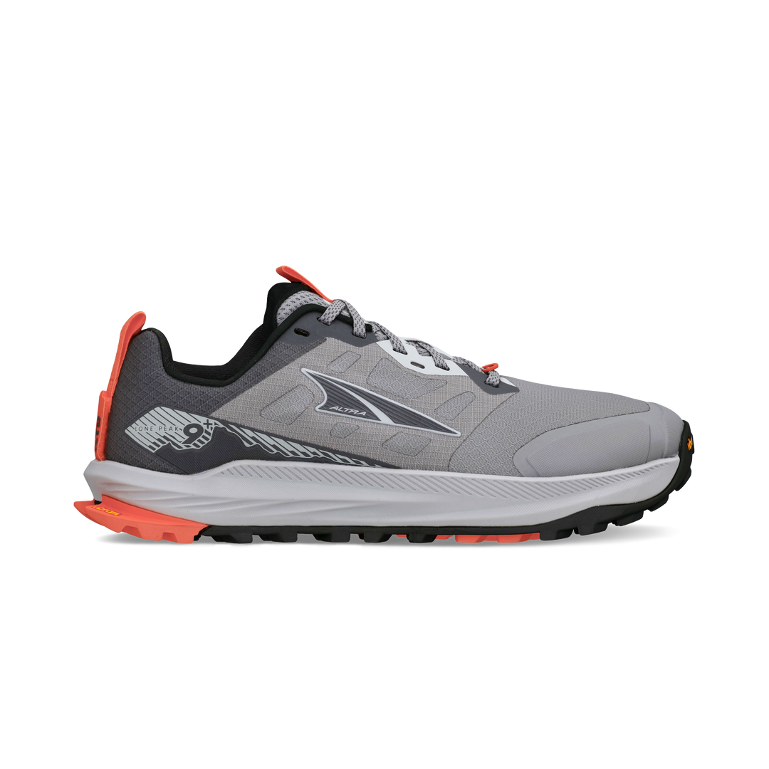 Altra Womens Lone Peak 9+ Wide (Wide) - Gray/orange