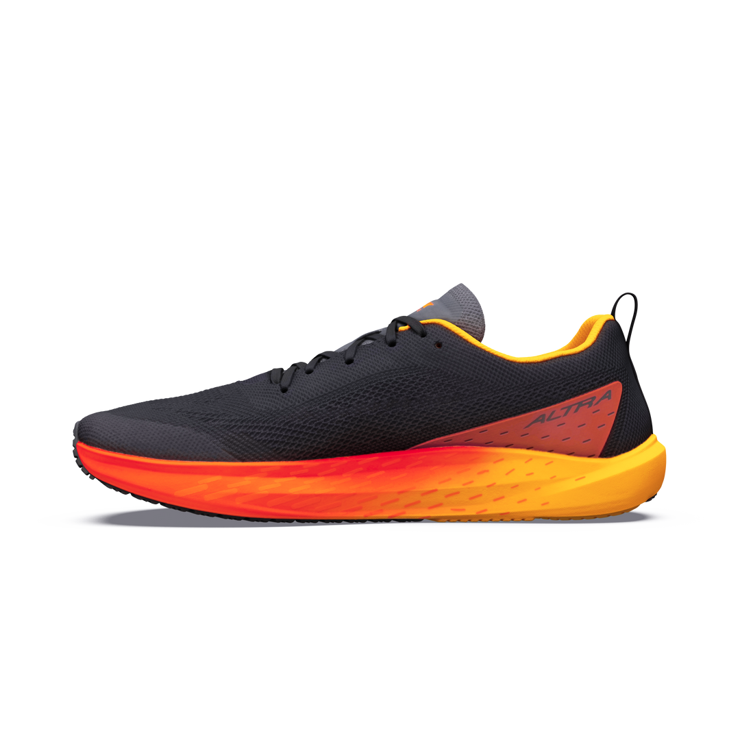 Altra Mens Vanish Pulse - Black/silver/orange Pop