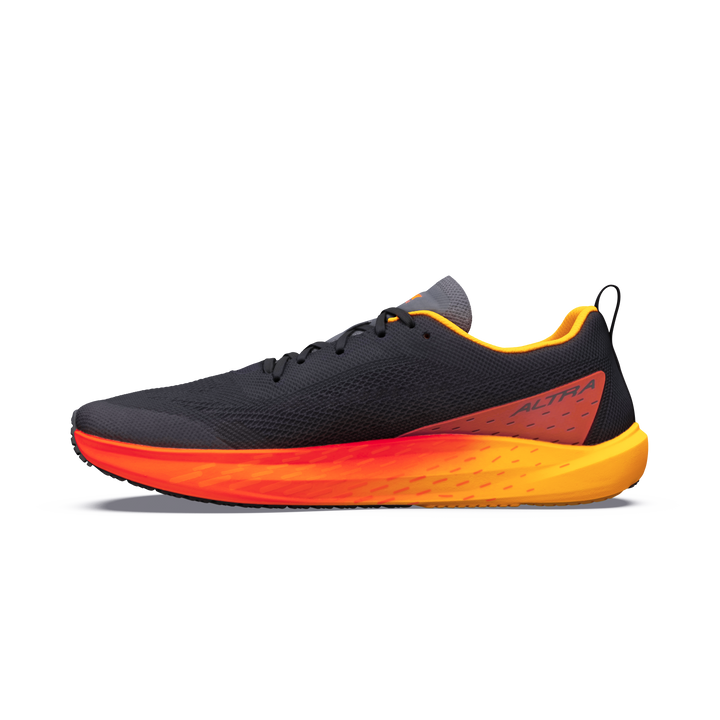 Altra Mens Vanish Pulse - Black/silver/orange Pop