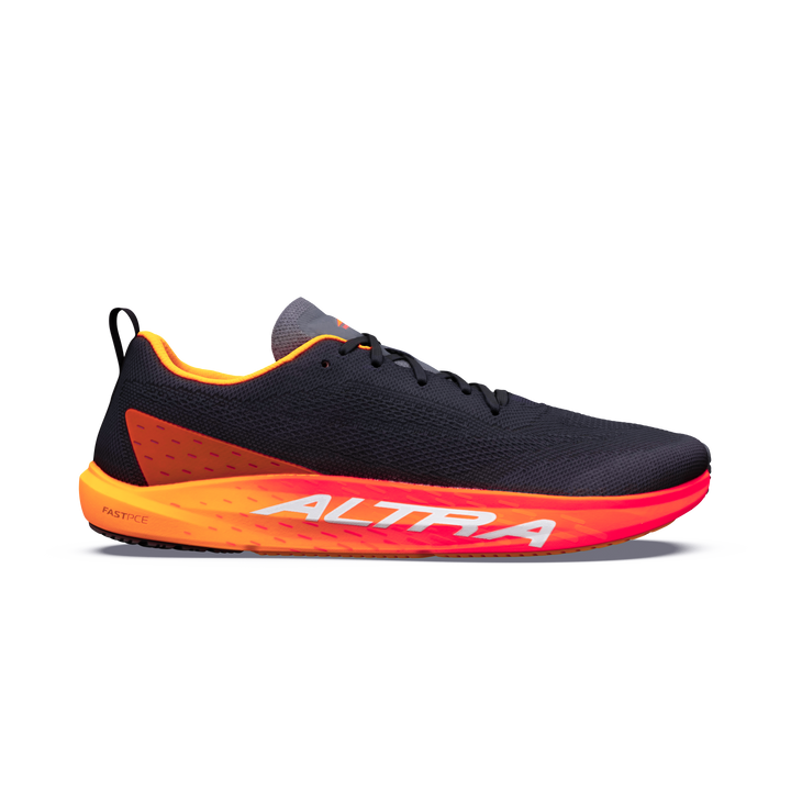 Altra Mens Vanish Pulse - Black/silver/orange Pop