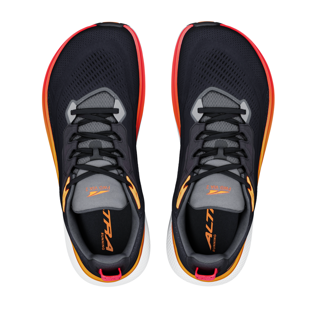 Altra Mens Fwd Via 2 - Black/orangepop/firycoral